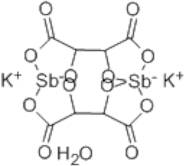 Antimony Potassium Tartrate Hemihydrate pure, 98%