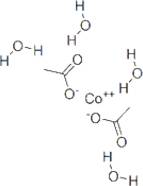 Cobalt (II) Acetate Tetrahydrate extrapure AR, 99%