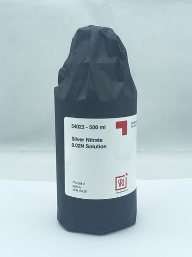 Silver Nitrate 0.02N Solution
