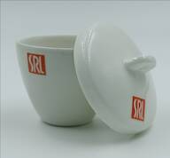 Crucible Porcelain, 40ml, Tall with Lid