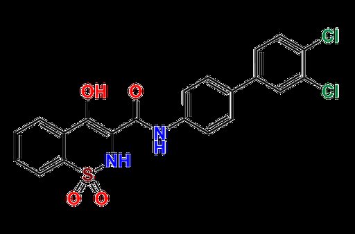 N-(3,4-Dichloro[1,1-biphenyl]-4-yl)-4-hydroxy-2H-1,2-benzothiazine-3-carboxamide 1,1-dioxide