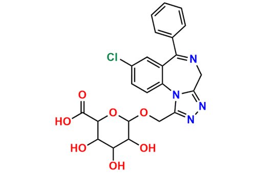 1-Hydroxy Alprazolam β-D-Glucuronide