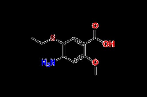 2-Methoxy-4-amino-5-ethylthiobenzoic Acid