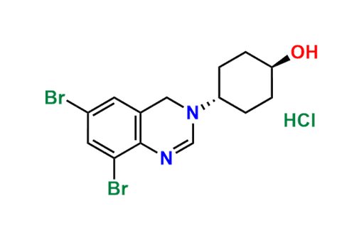 6,8-Dibrom-3-trans-4-hydroxycyclohexyl-3,4-dihydroquinazoline Hydrochloride