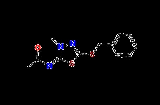 (E)-N-(5-(benzylthio)-3-methyl-1,3,4-thiadiazol-2(3H)-ylidene) Acetamide