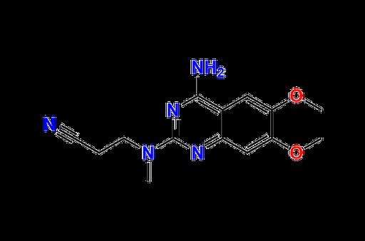 N-(4-Amino-6,7-dimethoxyquinazol-2-yl)-N-methyl-2-cyanoethylamine