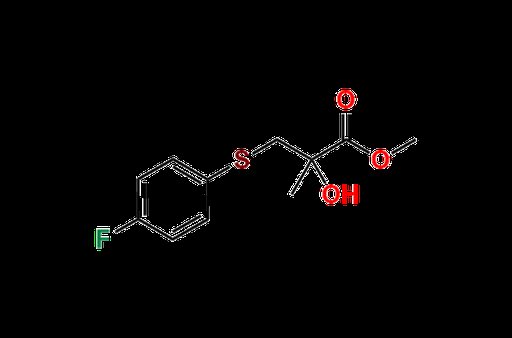 Methyl 3-((4-fluorophenyl)thio)-2-hydroxy-2-methylpropanoate