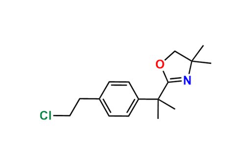 2-(2-(4-(2-Chloroethyl)phenyl)propan-2-yl)-4,4-dimethyl-4,5-dihydrooxazole