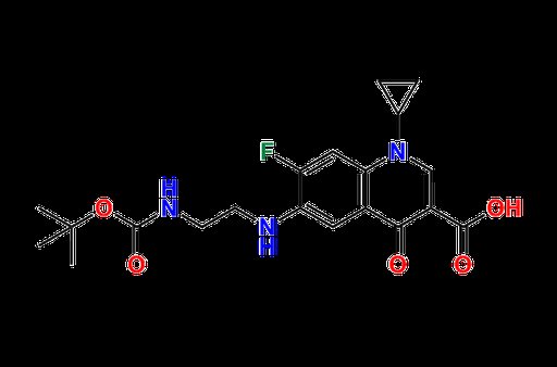 N-(tert-Butoxycarbonyl) Desethylene Ciprofloxacin