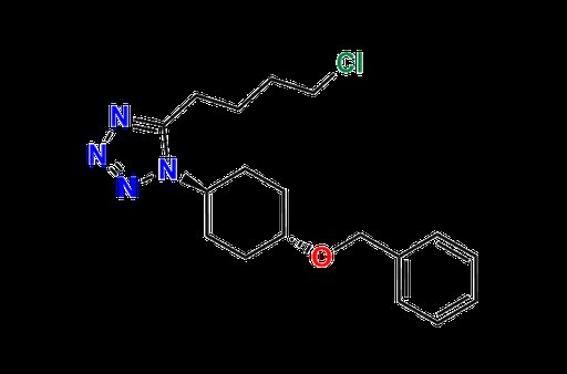 Trans-5-(4-Chlorobutyl)-1-[4-(phenylmethoxy)cyclohexyl]-1H-tetrazole