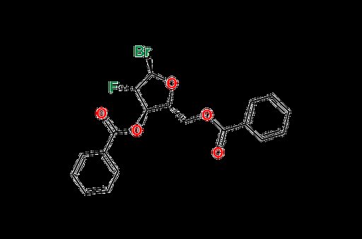 ((2R,3R,4S,5R)-3-(Benzoyloxy)-5-bromo-4-fluorotetrahydrofuran-2-yl)methyl Benzoate