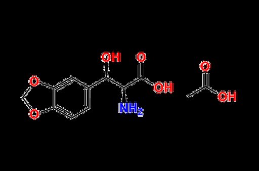 DL-threo-β-(3,4-Methylenedioxyphenyl)serine Acetate Salt