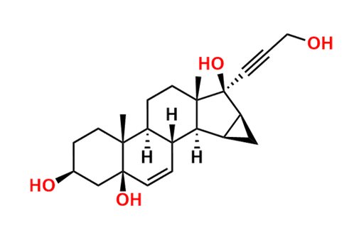 3β,5β,17β-Trihydroxy-17α-(3-hydroxy-1-propynyl)-15β,16β-methylene-5β-androst-6-en-17-one