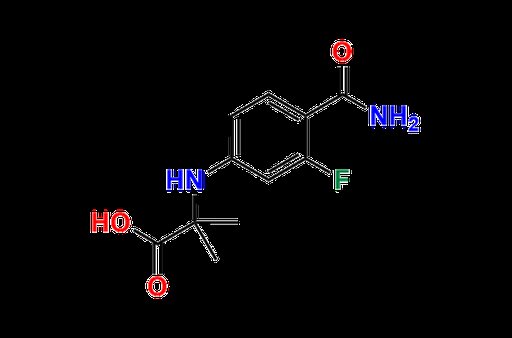 N-[4-(Aminocarbonyl)-3-fluorophenyl]-2-methylalanine