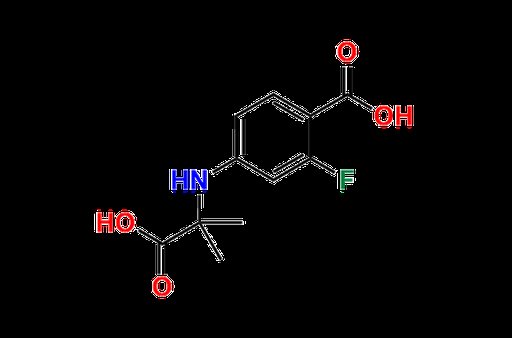 4-((2-Carboxypropan-2-yl)amino)-2-fluorobenzoic acid