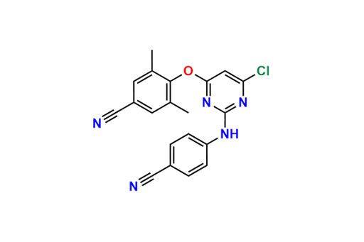 4-((6-Chloro-2-((4-cyanophenyl)amino)pyrimidin-4-yl)oxy)-3,5-dimethylbenzonitrile