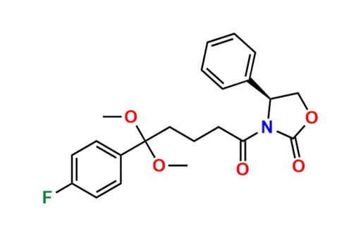 (S)-3-(5-(4-Fluorophenyl)-5,5-dimethoxypentanoyl)-4-phenyloxazolidin-2-one