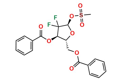 ((2R,3R,5R)-3-(Benzoyloxy)-4,4-difluoro-5-((methylsulfonyl)oxy)tetrahydrofuran-2-yl)methyl benzoate