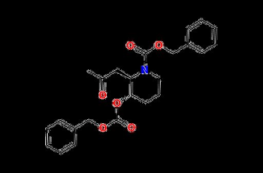 Trans-N,O-Bis(benzyloxycarbonyl) 3-Hydroxy-2-(2-oxopropyl)piperidine