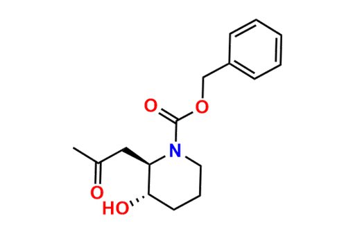 Trans-N-Benzyloxycarbonyl 3-Hydroxy-2-(2-oxopropyl)piperidine