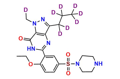 N-desmethyl sildenafil-d8