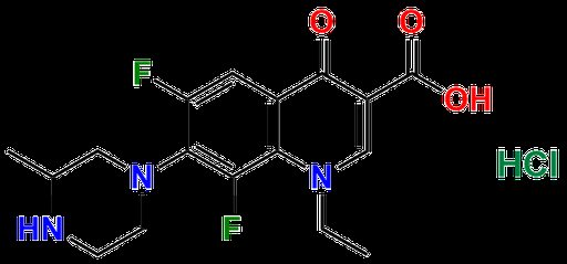 Lomefloxacin Hydrochloride