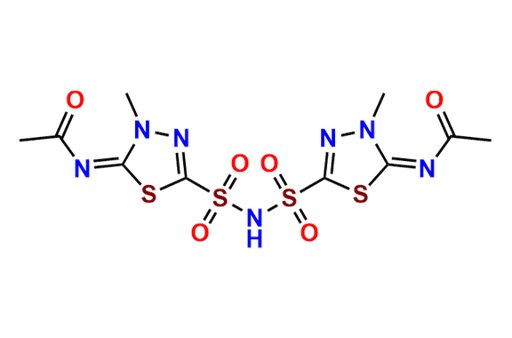 N-[5-([5-(Acetylimino)-4-methyl-4,5-dihydro-1,3,4-thiadiazole-2-sulfonamido]sulfonyl)-3-methyl-2,3…