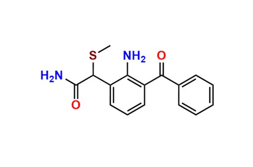 2-Amino-3-benzoyl-α-(methylthio)benzeneacetamide