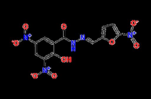 2-Hydroxy-3,5-dinitro-benzoic Acid 2-[(5-Nitro-2-furanyl)methylene]hydrazide