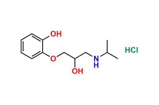 2-(2-Hydroxy-3-((1-methylethyl)amino)propoxy)phenol hydrochloride