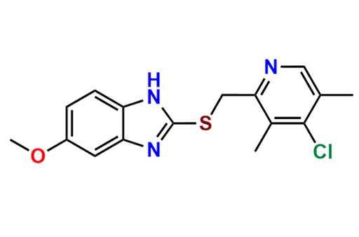 4-Desmethoxy-4-chloro Omeprazole Sulfide