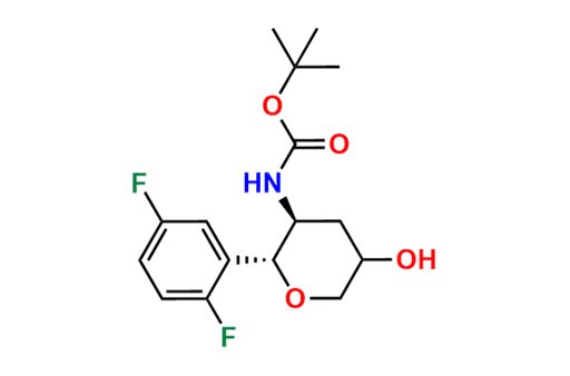 tert-Butyl ((2R,3S)-2-(2,5-difluorophenyl)-5-hydroxytetrahydro-2H-pyran-3-yl)carbamate