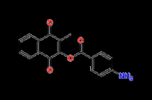 3-Methyl-1,4-dioxo-1,4-dihydronaphthalen-2-yl 4-aminobenzoate