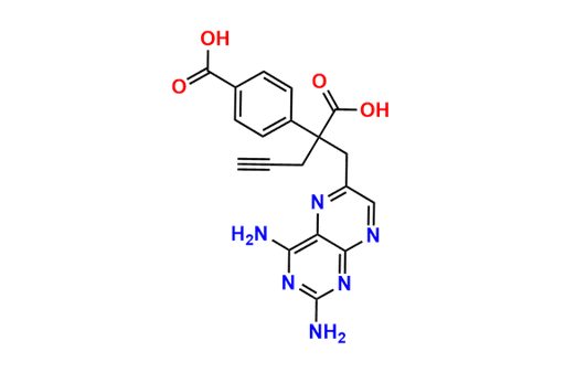 4-(2-Carboxy-1-(2,4-diaminopteridin-6-yl)pent-4-yn-2-yl)benzoic Acid