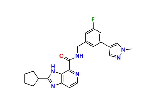 2-cyclopentyl-N-[[3-fluoro-5-(1-methyl-1H-pyrazol-4-yl)phenyl]methyl]-3H-Imidazo[4,5-c]pyridine-4-…