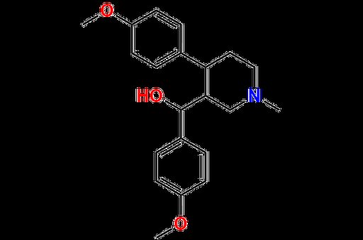 1,2,3,6-Tetrahydro-α,4-bis(p-methoxyphenyl)-1-methyl-3-pyridinemethanol