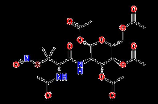 N-(S-Nitroso-N-acetyl-D,L-penicillamine)-2-amino-2-deoxy-1,3,4,6-tetra-O-acetyl-β-D-glucopyranose