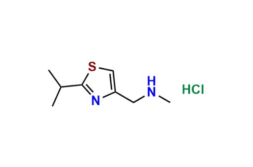 2-Isopropyl-4-[(N-methylamino)methyl]thiazole Hydrochloride
