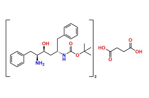 tert-Butyl ((2S,4S,5S)-5-amino-4-hydroxy-1,6-diphenylhexan-2-yl)carbamate Hemisuccinate