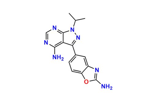 3-(2-Amino-5-benzoxazolyl)-1-(1-methylethyl)-1H-pyrazolo[3,4-d]pyrimidin-4-amine