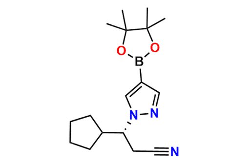 (R)-3-Cyclopentyl-3-(4-(4,4,5,5-tetramethyl-1,3,2-dioxaborolan-2-yl)-1H-pyrazol-1-yl)propanenitrile