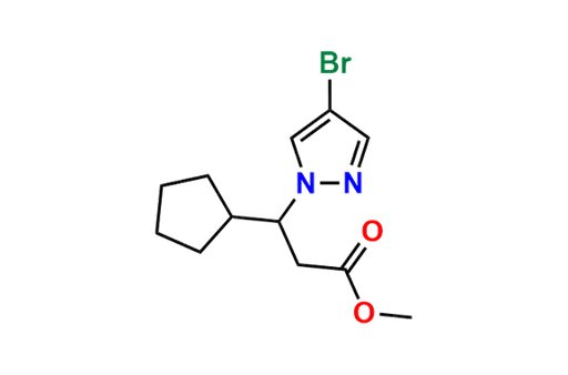 Methyl 3-(4-bromo-1H-pyrazol-1-yl)-3-cyclopentylpropanoate