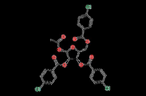 1-O-Acetyl 2,3,5-Tri-O-p-chlorobenzoyl-β-D-ribofuranoside