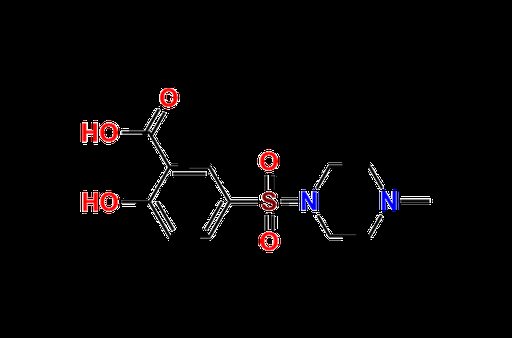2-Hydroxy-5-[(4-methyl-1-piperazinyl)sulfonyl]benzoic Acid