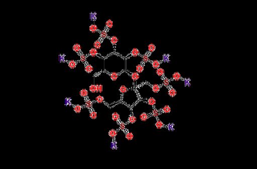 Sucrose heptasulfate potassium salt