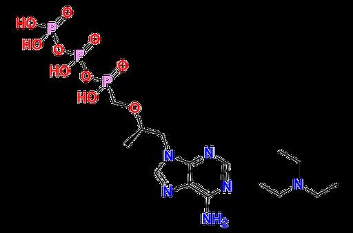 Tenofovir diphosphate triethylamine salt