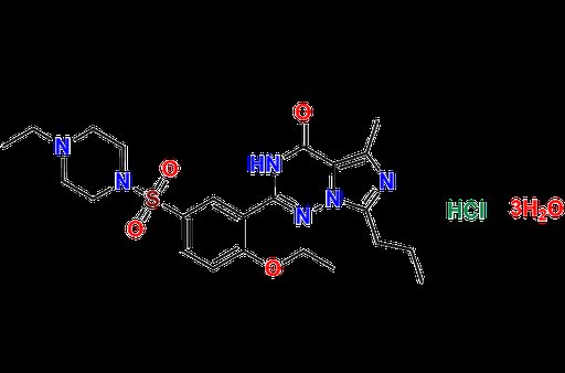 Vardenafil Hydrochloride Trihydrate