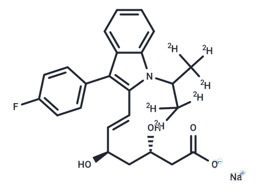 (3S,5R)-Fluvastatin-D6 sodium