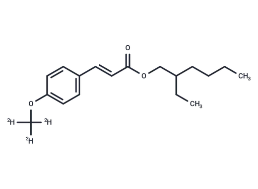 2-Ethylhexyl(E)-3-(4-(methoxy-D3) phenyl)acrylate