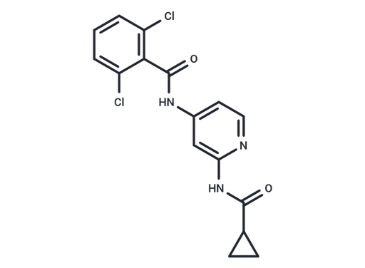 2,6-Dichloro-N-(2-(cyclopropanecarboxamido)pyridin-4-yl)benzamide